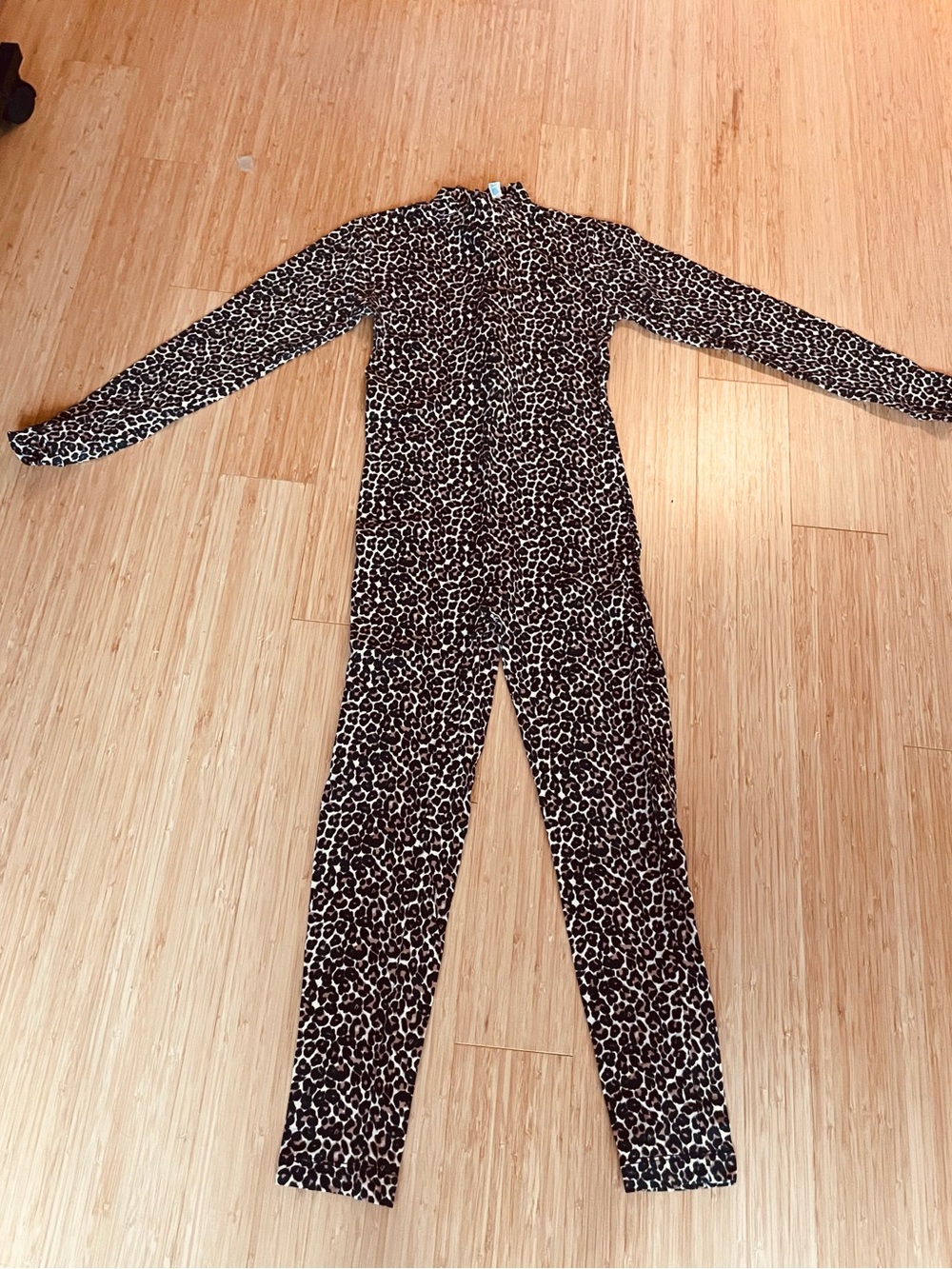 American Apparel 2010s leopard print CATSUIT: ultra fun & sassy excellent cond.